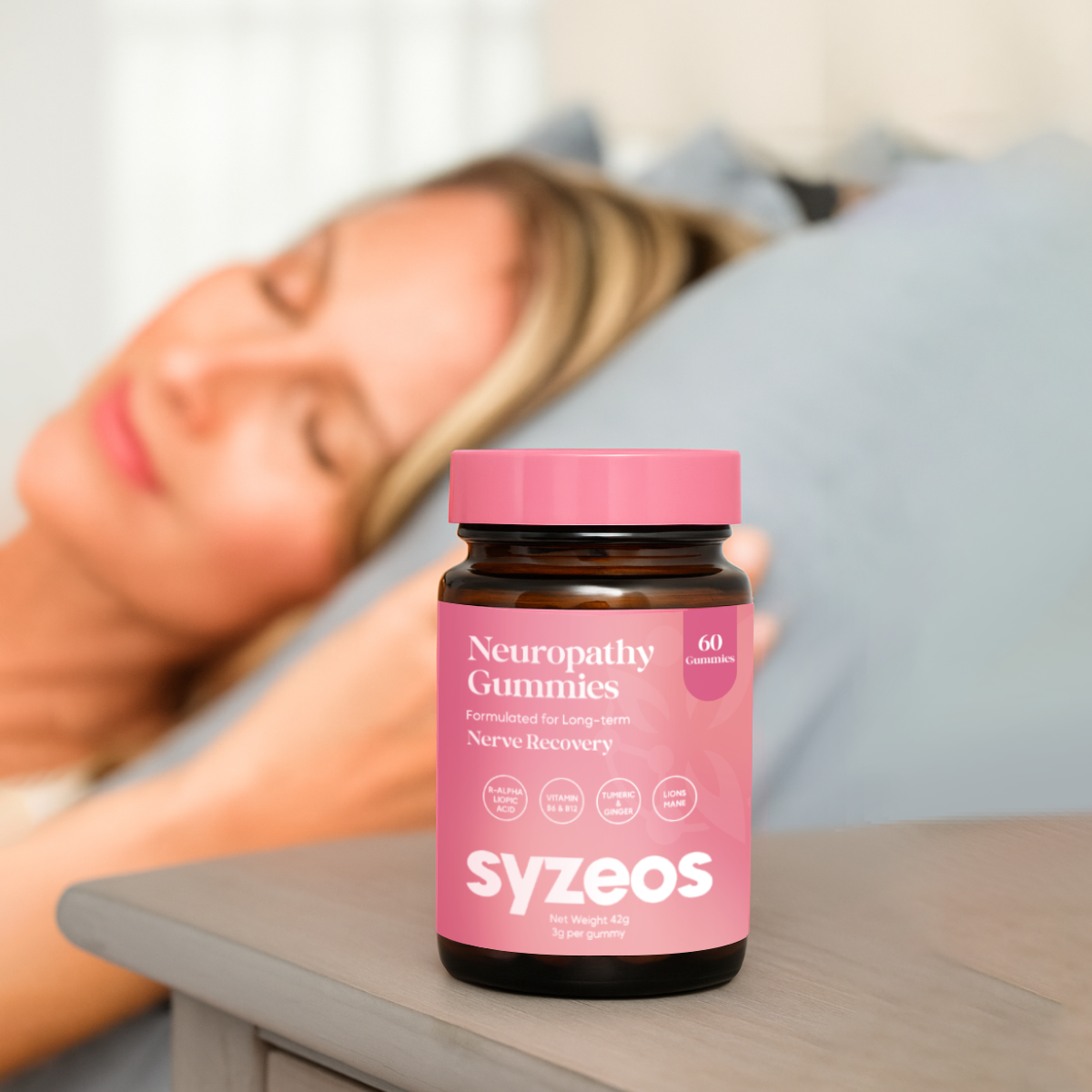 Syzeos Superfood Nerve Health Gummies