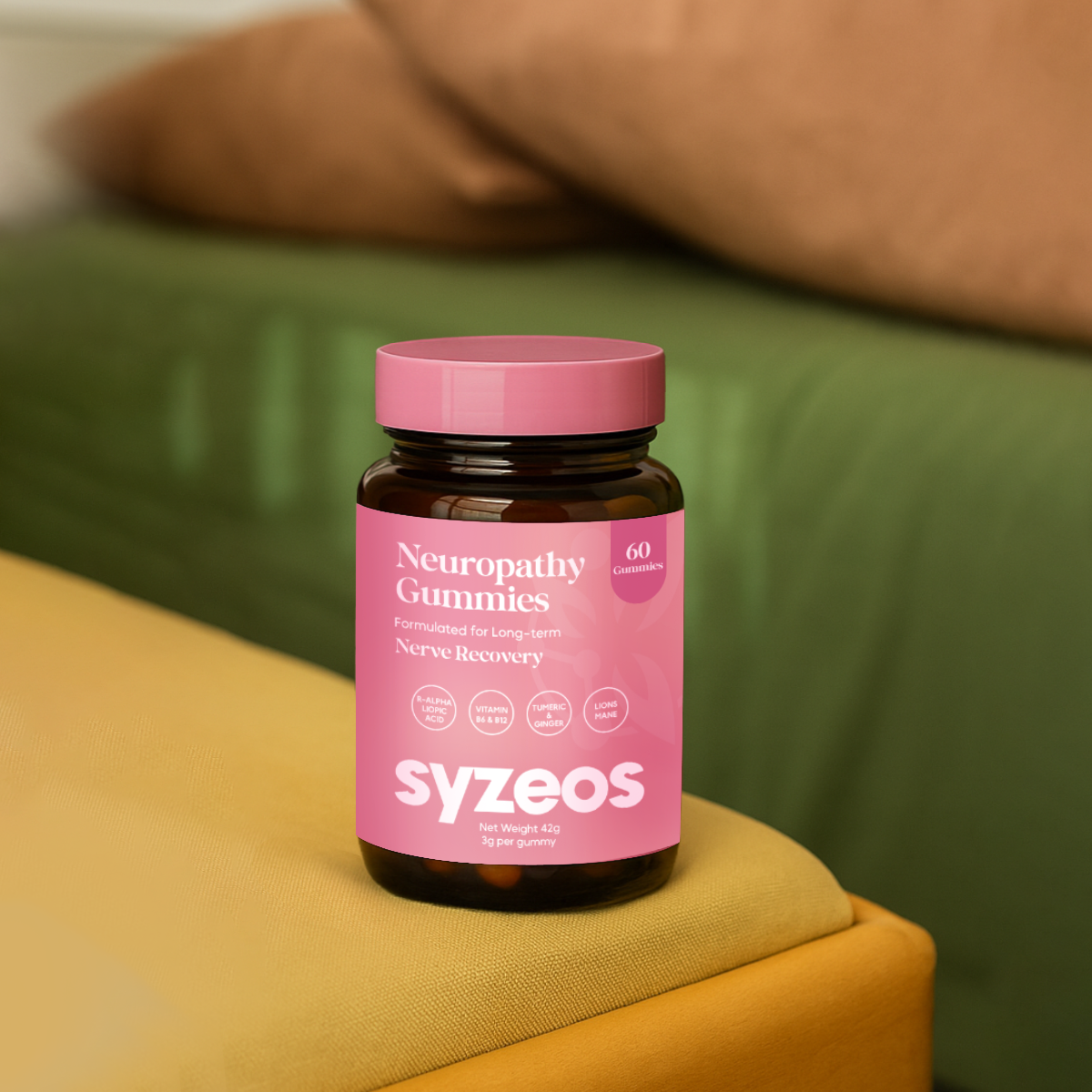 Syzeos Superfood Nerve Health Gummies